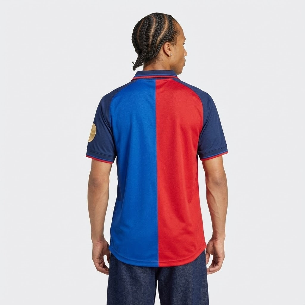 Camisola Retrô Barcelona Edição Comemorativa 100 Anos