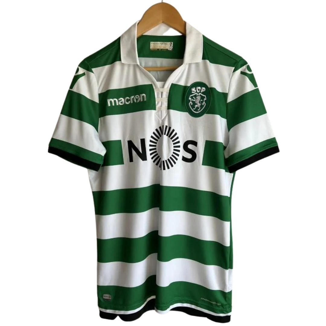 CAMISOLA RETRO PRINCIPAL 2018/19 VERDE E BRANCA
