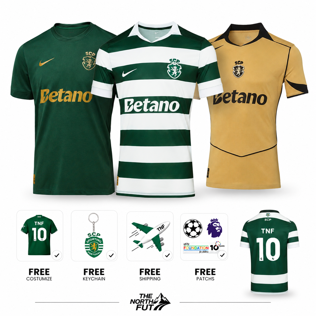 Pack Paixão Leonina — 3 Camisolas, Pague Apenas 2