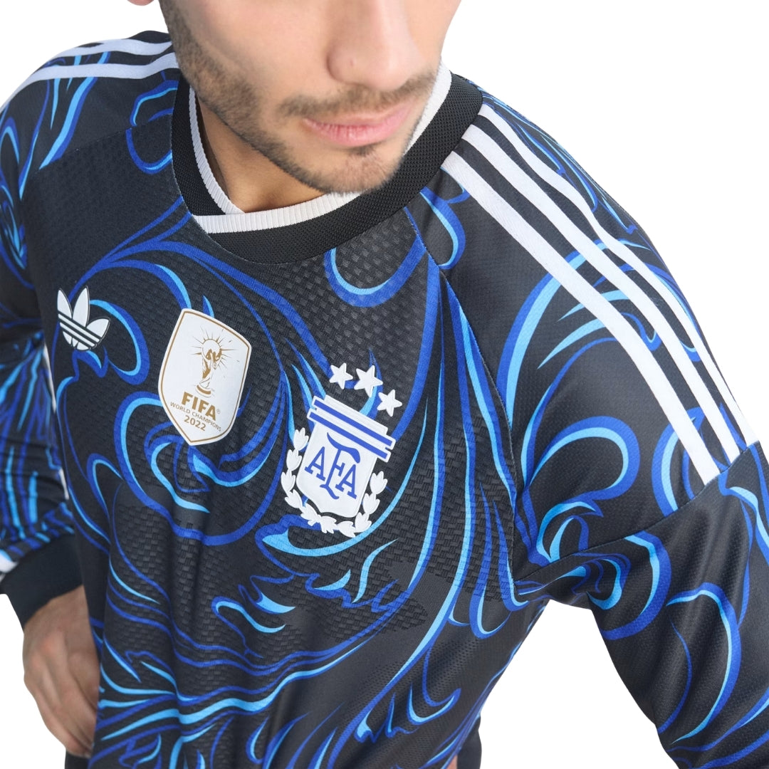 CAMISOLA ARGENTINA ALTERNATIVA MUNDIAL 2026 AUTHENTIC MANGA LONGA