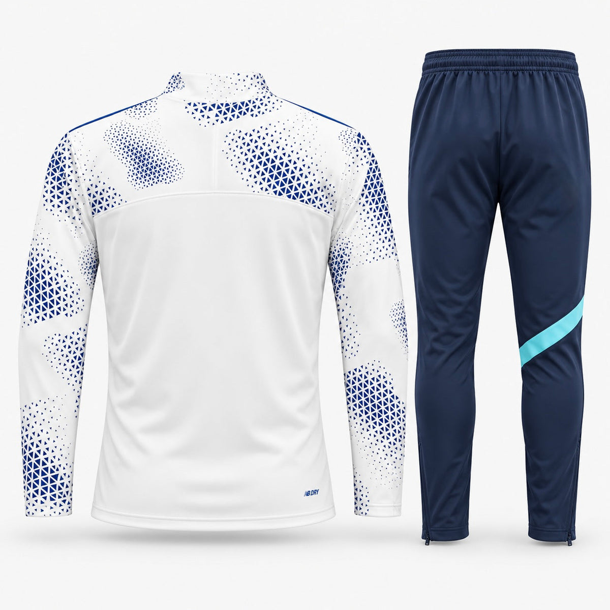 Training 26/27 Half-Zip Tracksuit - Blue & White