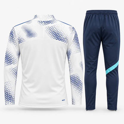 Training 26/27 Half-Zip Tracksuit - Blue & White
