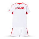 Conjunto Infantil Benfica Alternativa Branca 2025/26 - ÚLTIMAS UNIDADES! 🔥🦅