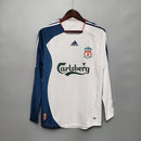 Camisola Liverpool Manga Comprida Alternativa Retro 2006/07