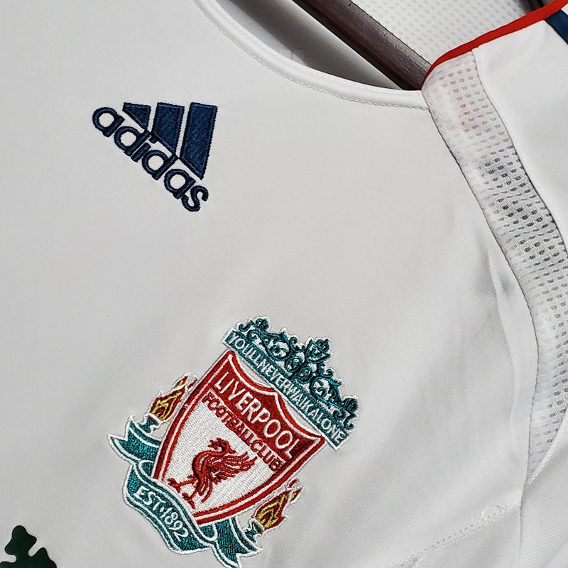 Camisola Liverpool Manga Comprida Alternativa Retro 2006/07