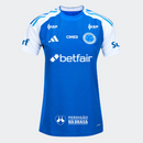 Camisola Feminina Adidas Cruzeiro 2025/26 I Com Patrocínios
