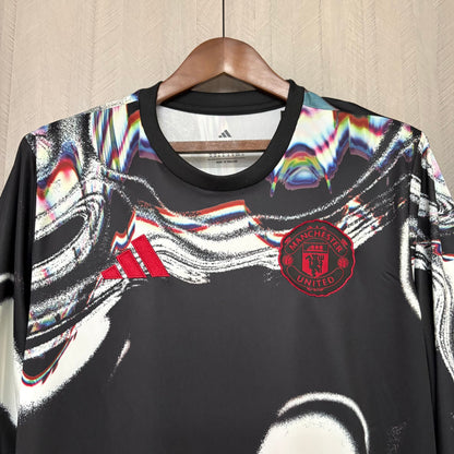 Camisola Manchester United Pré Jogo 2026/27 - MANGA LONGA
