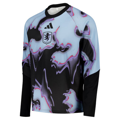 CAMISOLA ASTON VILLA PRÉ JOGO 2026/27 - MANGA LONGA