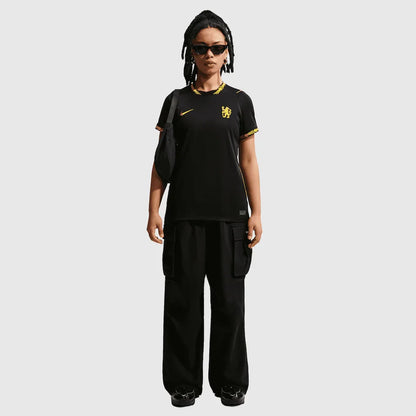 Camisola Chelsea Mulher alternativa preta 2026/27