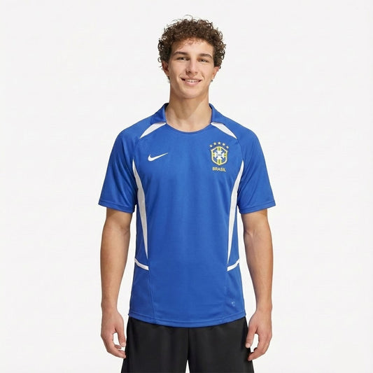 Camisola Retrô Seleção Brasil 2002/03 II