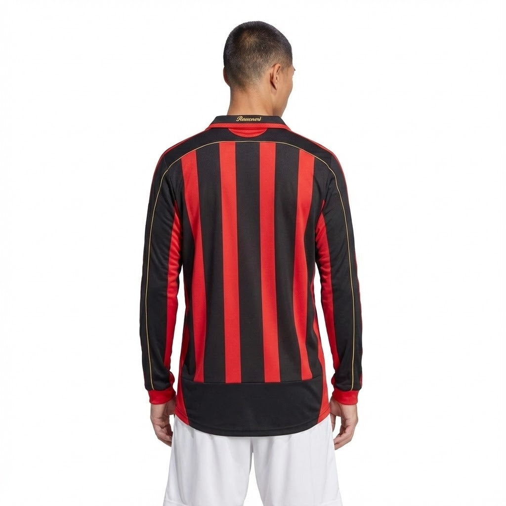 Camisola Retrô Milan 2006/07 I Manga Longa