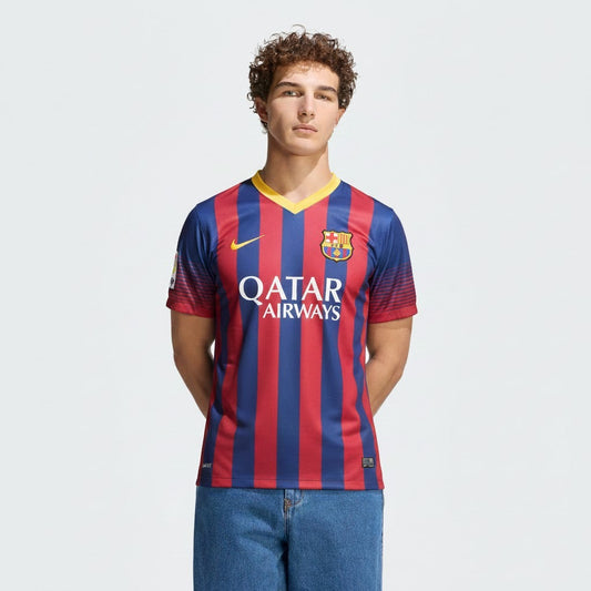 Camisola Retrô Barcelona 2013/14 I