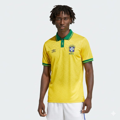 Camisola Retrô Seleção Brasil 1991/92 I