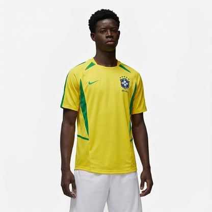 Camisola Retrô Seleção Brasil 2002/03 I