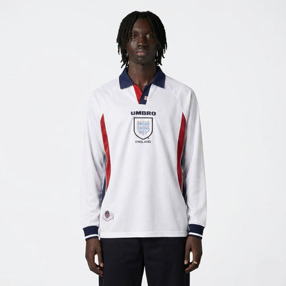 Camisola Retrô Inglaterra 1998/99 I Manga Longa