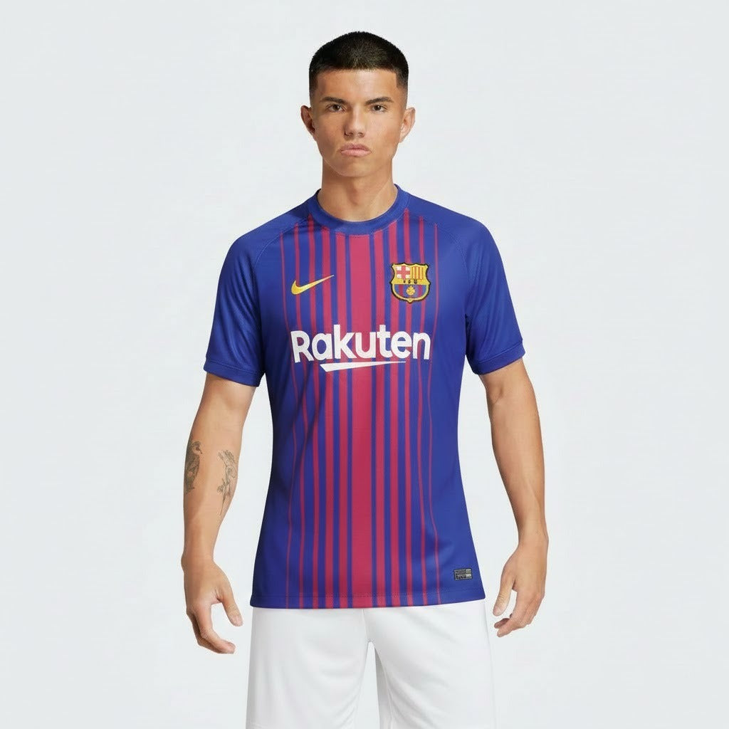 Camisola Retrô Barcelona 2017/18 I
