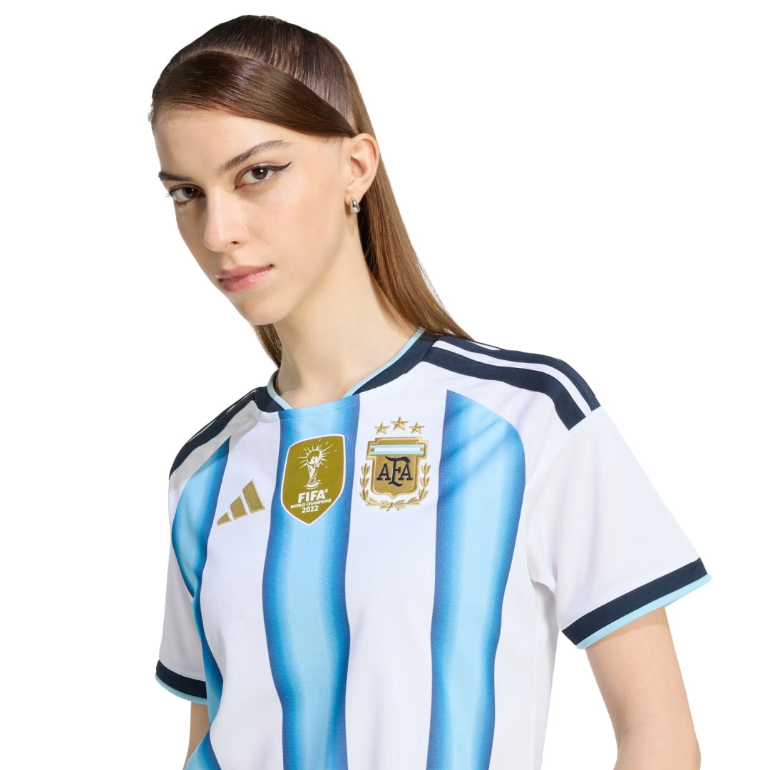 CAMISOLA ARGENTINA PRINCIPAL MUNDIAL 2026 MULHER