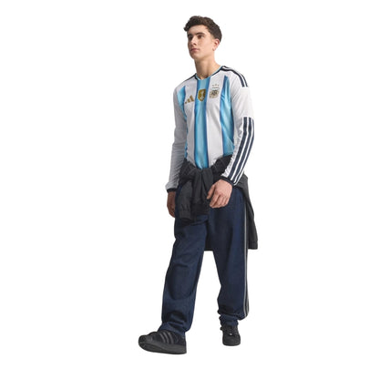 CAMISOLA ARGENTINA PRINCIPAL MUNDIAL 2026 AUTHENTIC MANGA LONGA