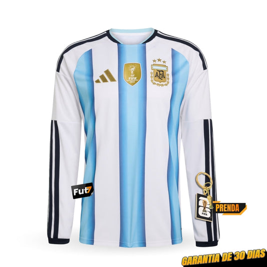CAMISOLA ARGENTINA PRINCIPAL MUNDIAL 2026 MANGA LONGA