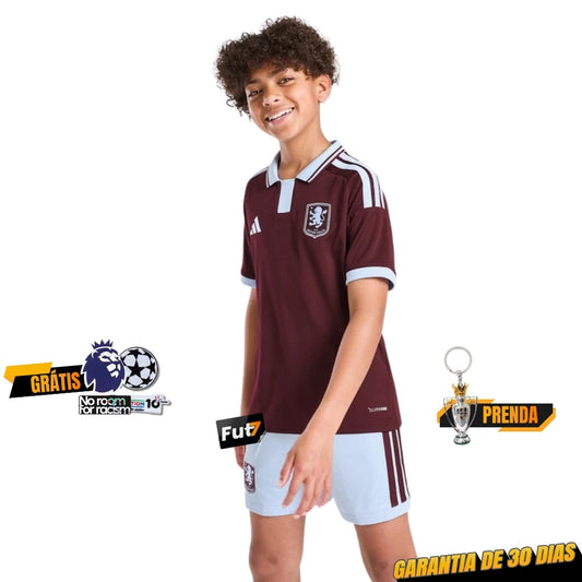 KIT DE CRIANÇA ASTON VILLA PRINCIPAL 26/27