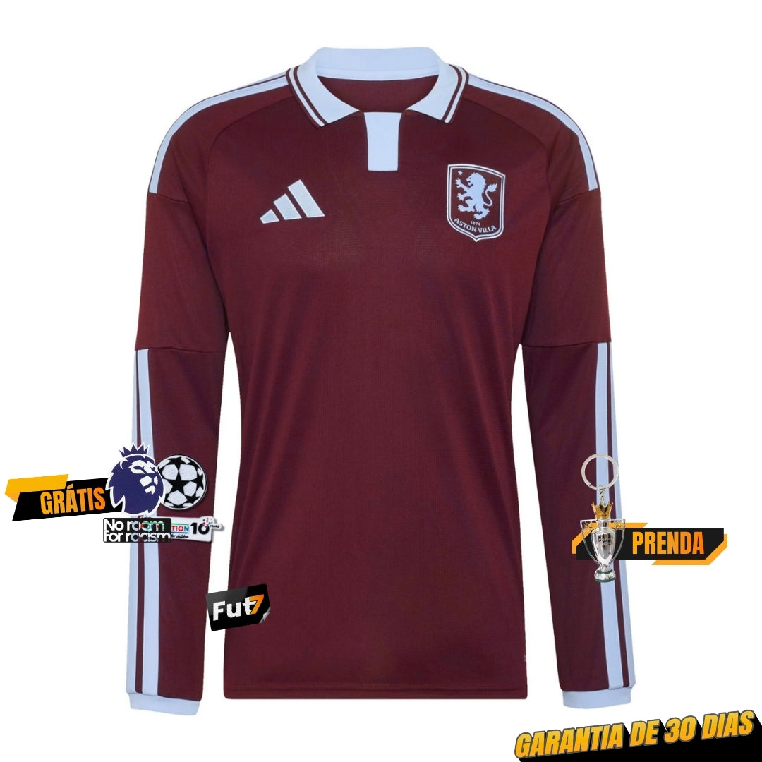 CAMISOLA ASTON VILLA PRINCIPAL 26/27 MANGA LONGA