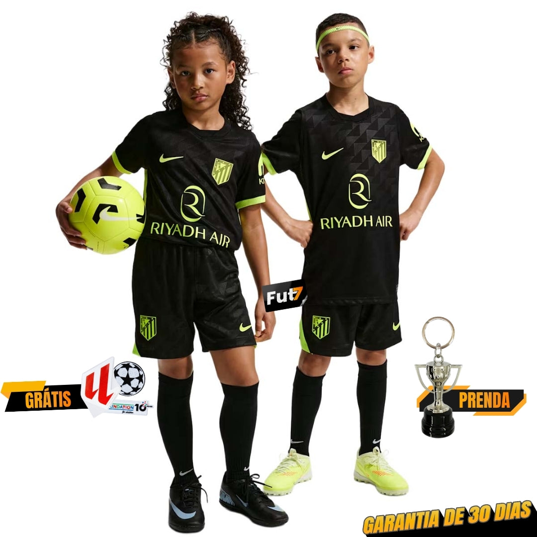 KIT DE CRIANÇA ATLÉTICO MADRID ALTERNATIVA 26/27
