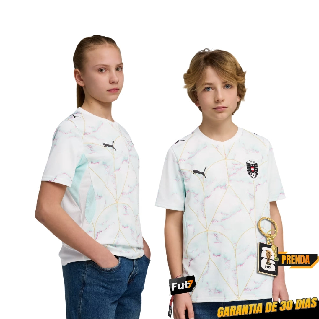 KIT DE CRIANÇA AUSTRIA ALTERNATIVA MUNDIAL 2026