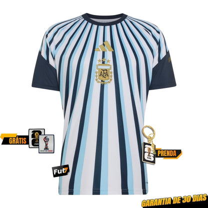 CAMISOLA ARGENTINA MUNDIAL 2026 AQUECIMENTO