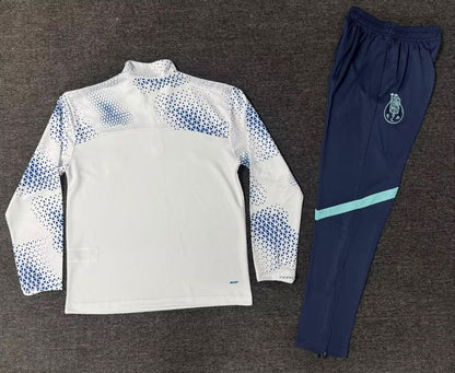 Training 26/27 Half-Zip Tracksuit - Blue & White