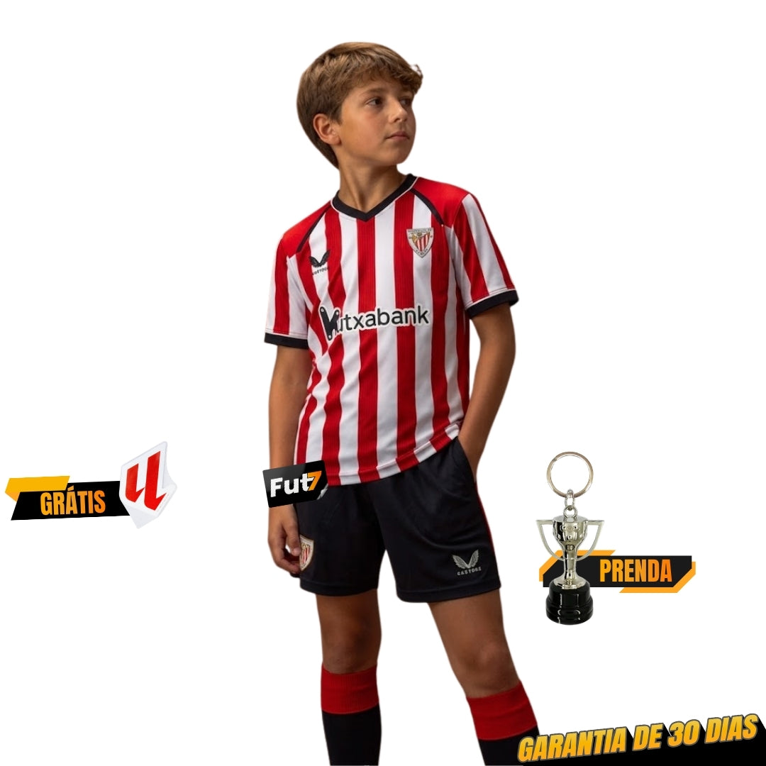 KIT DE CRIANÇA ATHLETIC CLUB BILBAO PRINCIPAL 26/27