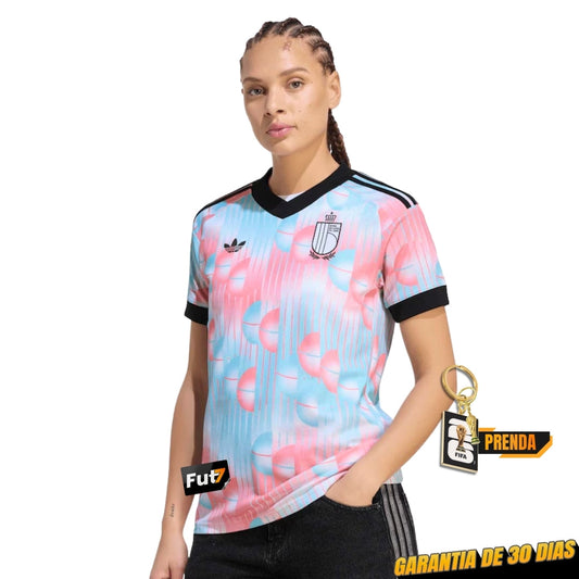 CAMISOLA BÉLGICA ALTERNATIVA MUNDIAL 2026 MULHER