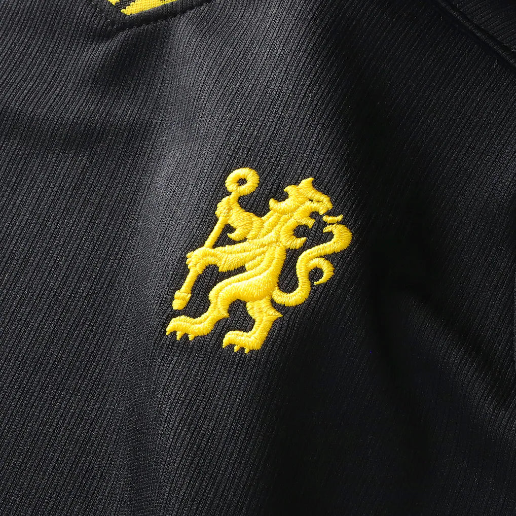 Conjunto Infantil Chelsea alternativa preta 2026/27