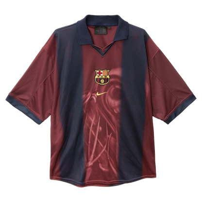 Camisola Barcelona Retro 2000/01 X CACTUS JACK 2024/25 - LANÇAMENTO! 🔥