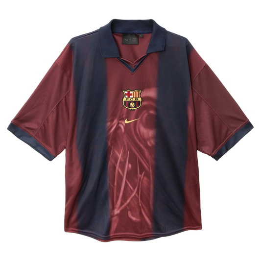 Camisola Barcelona Retro 2000/01 X CACTUS JACK 2024/25 - LANÇAMENTO! 🔥