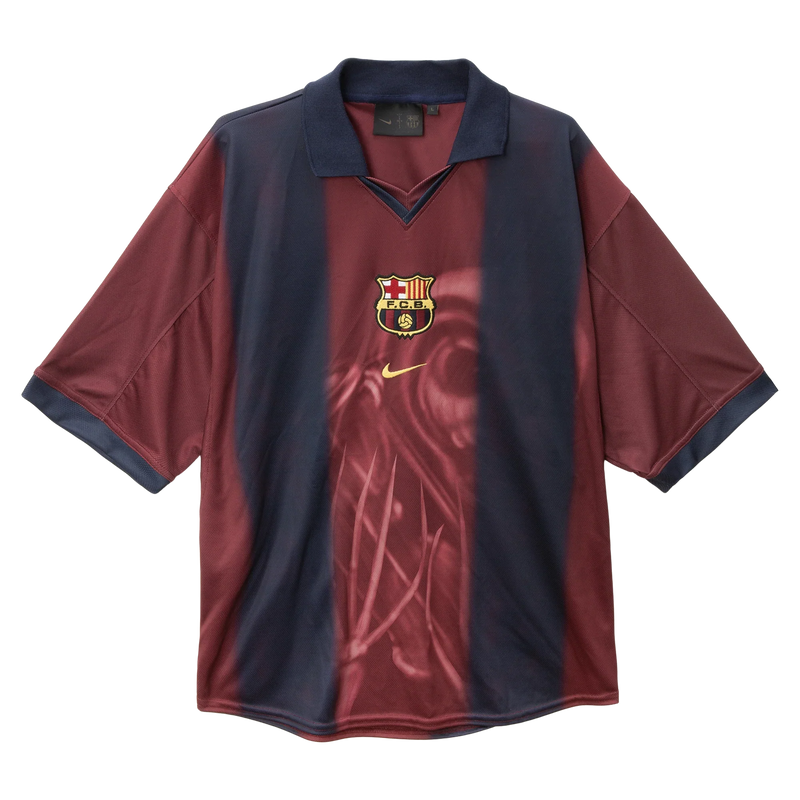Camisola Barcelona Retro 2000/01 X CACTUS JACK 2024/25 - LANÇAMENTO! 🔥