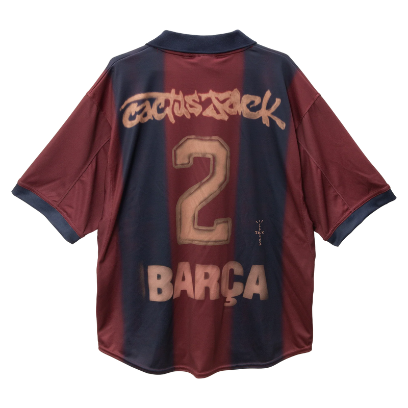 Camisola Barcelona Retro 2000/01 X CACTUS JACK 2024/25 - LANÇAMENTO! 🔥