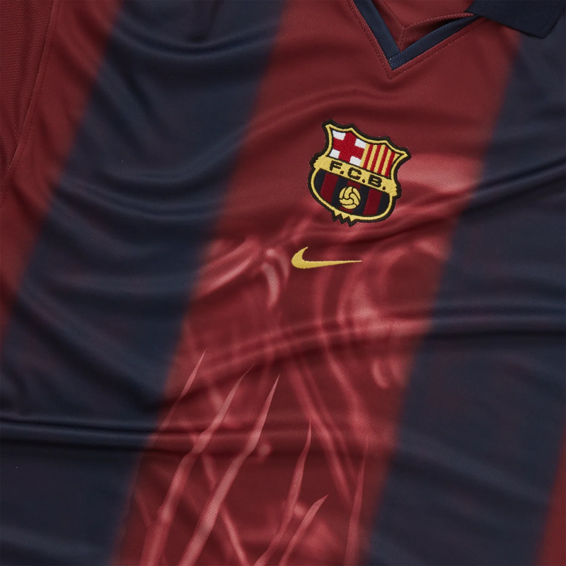 Camisola Barcelona Retro 2000/01 X CACTUS JACK 2024/25 - LANÇAMENTO! 🔥