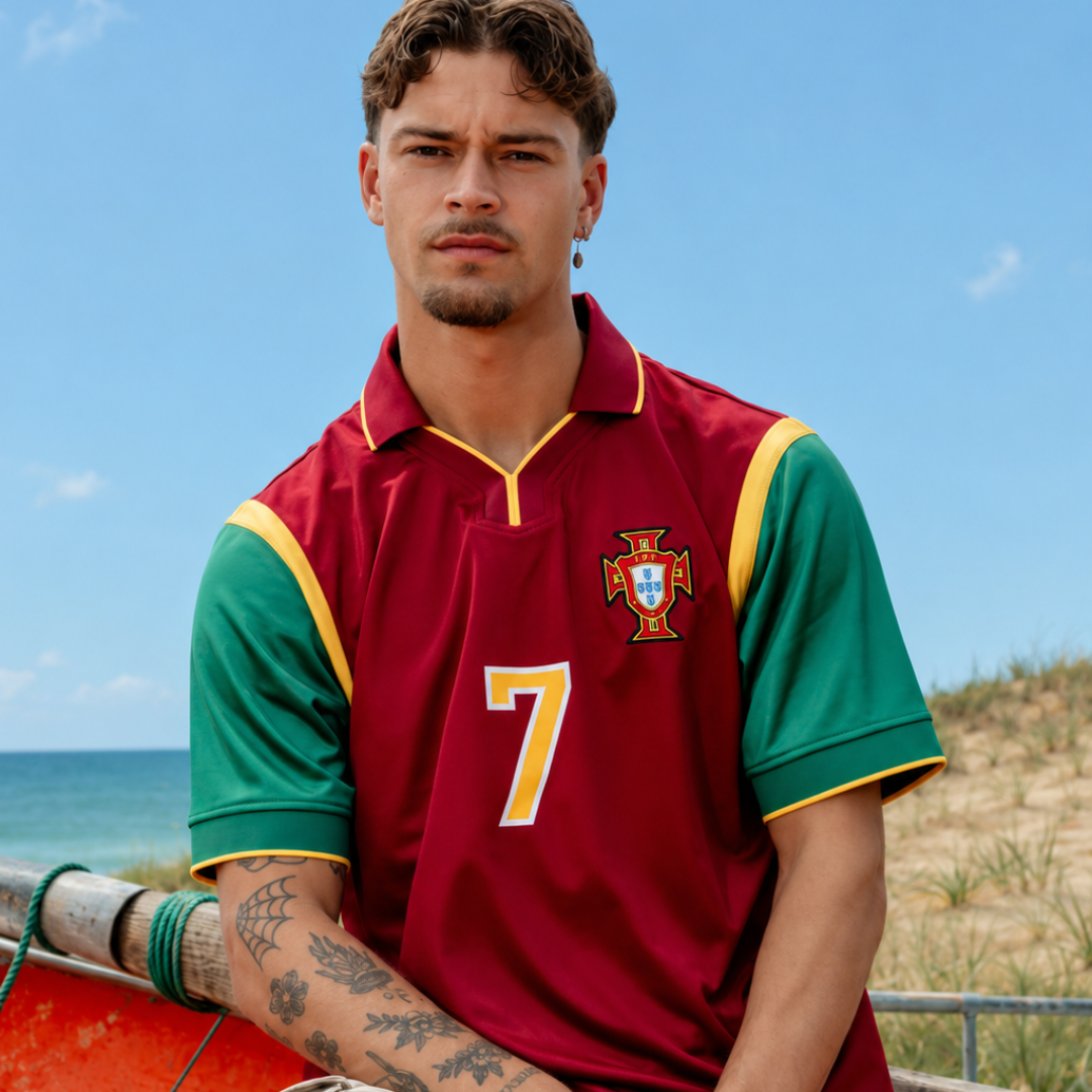 CAMISOLA PORTUGAL RELANÇAMENTO RETRÔ 1992-2026