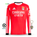 Camisola Benfica Manga Longa Principal 2025/26 - ÚLTIMAS UNIDADES! 🔥🦅