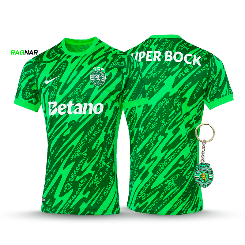 Camisola Sporting Guarda-Redes Verde 2025/26 - ÚLTIMAS UNIDADES! 🔥💚