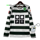 Camisola Sporting Manga Comprida Retro 2001/03 - Modelo Exclusivo