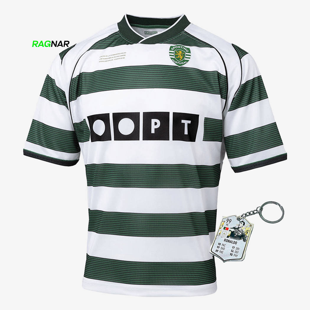 Camisola Sporting Retro 2001/03 - Modelo Exclusivo! 🇵🇹