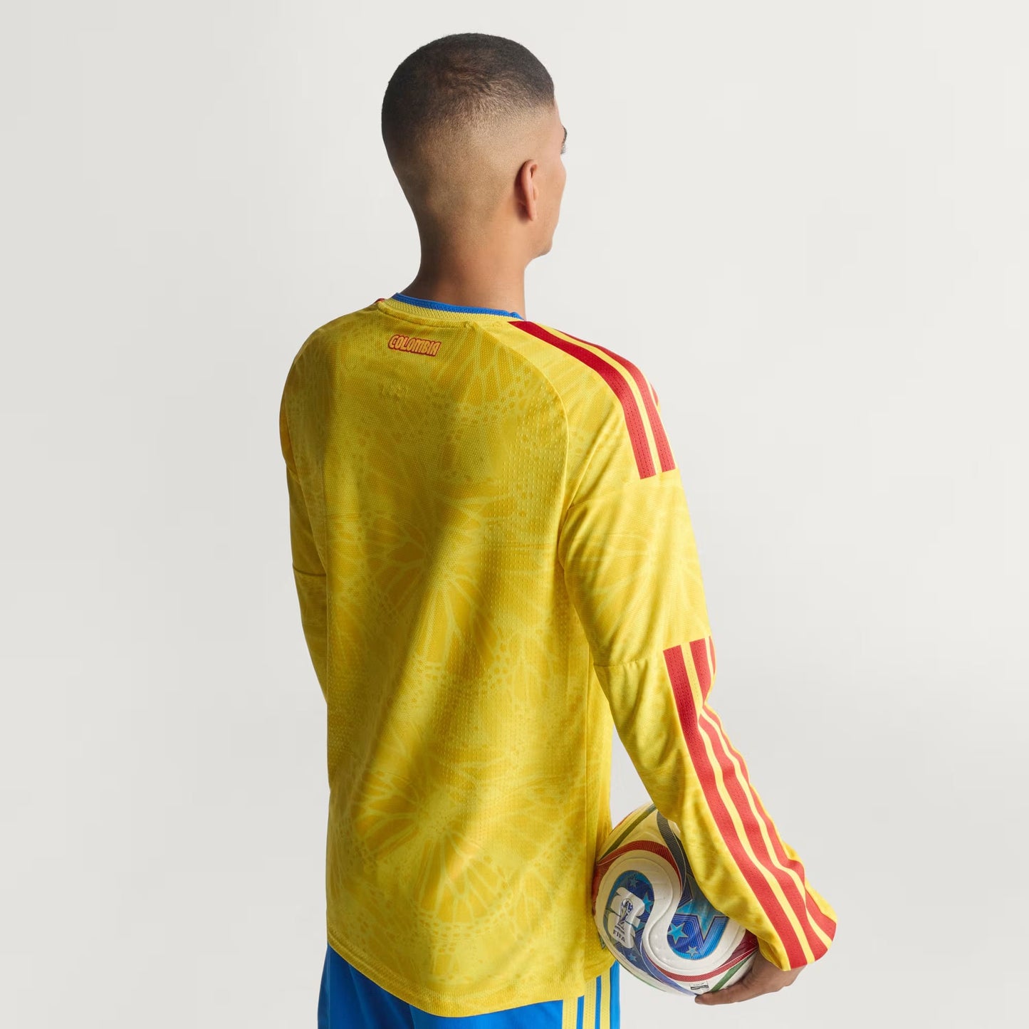 CAMISOLA COLOMBIA PRINCIPAL MUNDIAL 2026 MANGA LONGA AUTHENTIC