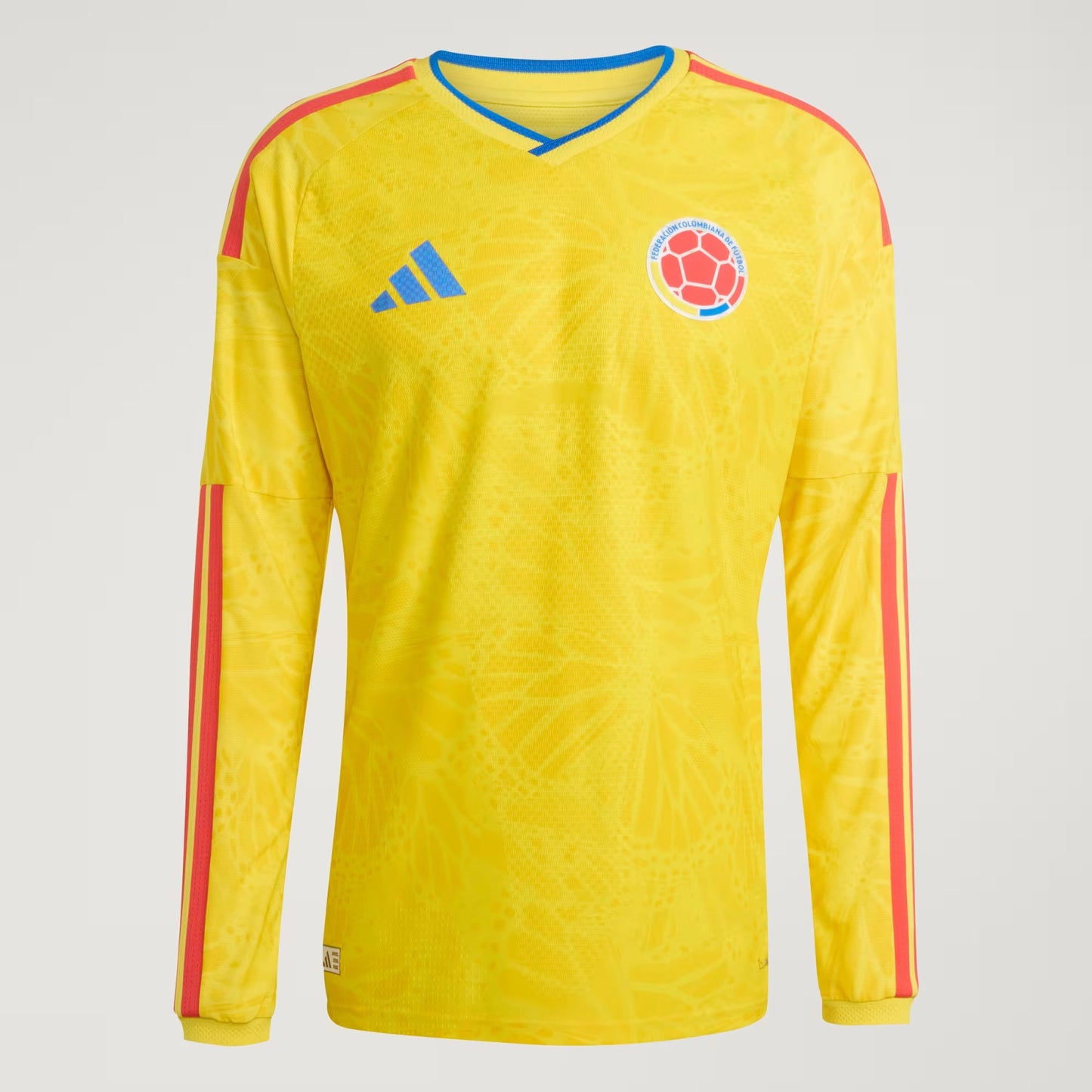 CAMISOLA COLOMBIA PRINCIPAL MUNDIAL 2026 MANGA LONGA AUTHENTIC