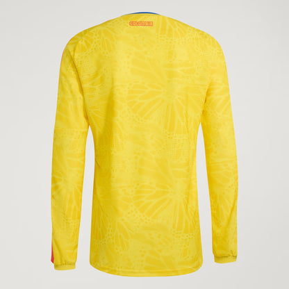 CAMISOLA COLOMBIA PRINCIPAL MUNDIAL 2026 MANGA LONGA AUTHENTIC