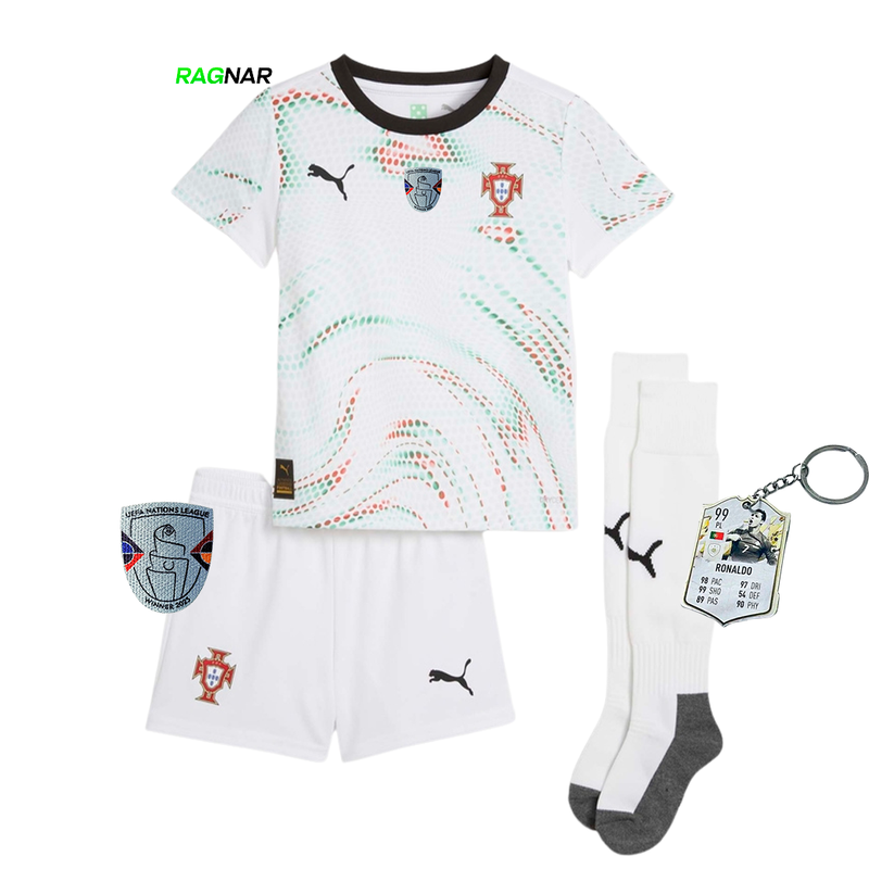 Conjunto Infantil Portugal Alternativa 2025/26 - LANÇAMENTO! 🔥🇵🇹