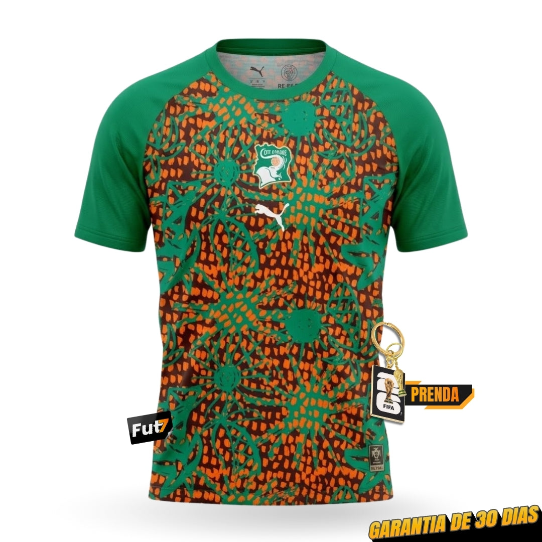 CAMISOLA COSTA DO MARFIM PRE-MATCH PRINCIPAL MUNDIAL 2026