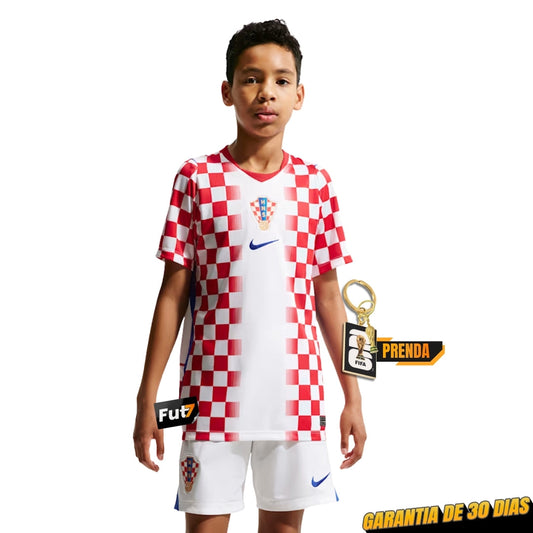 KIT DE CRIANÇA CROÁCIA PRINCIPAL MUNDIAL 2026