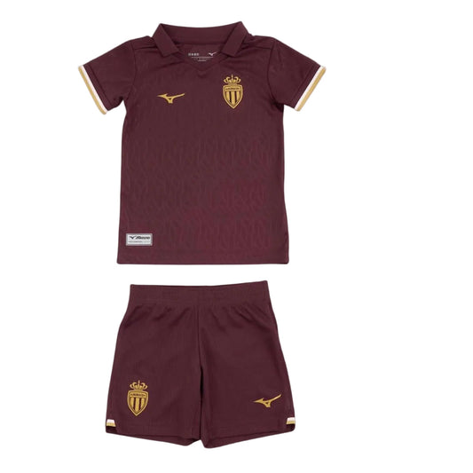 KIT DE CRIANÇA MÔNACO ALTERNATIVO 2026/27