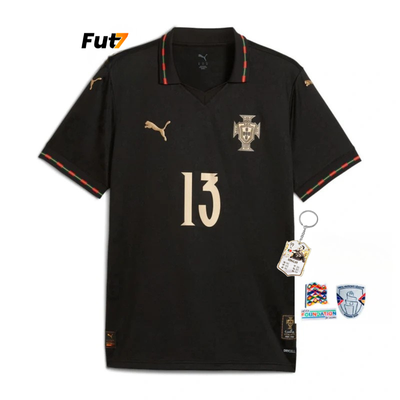🔥 Edição Especial Pantera Negra Authentic – Camisola da Seleção de Portugal EUSÉBIO 2026/27! 🔥